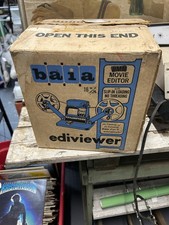 Baia Ediviewer Mark II Dual 8 Movie Film Editor 8mm Super 8 With Box