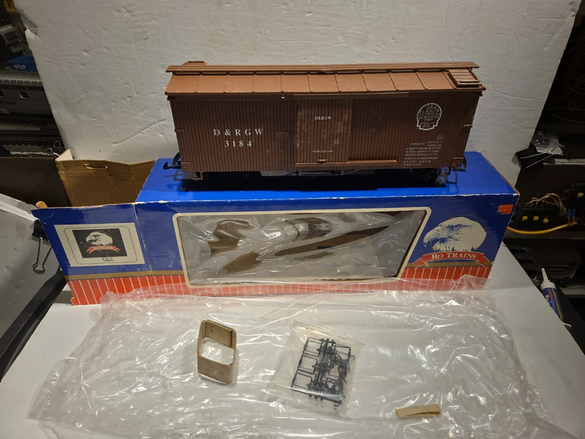 Brown G Wooden Model Railroad Freight Cars | eBay
