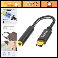 USB C to 3.5mm Headphone Adapter - Hi-Res DAC AUX Audio Jack Dongle for iPhone