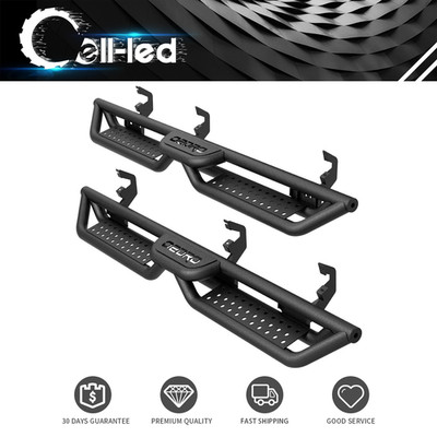 Running Boards for 2019-2026 Silverado Sierra 1500 Double Cab Drop Step Nerf Bar
