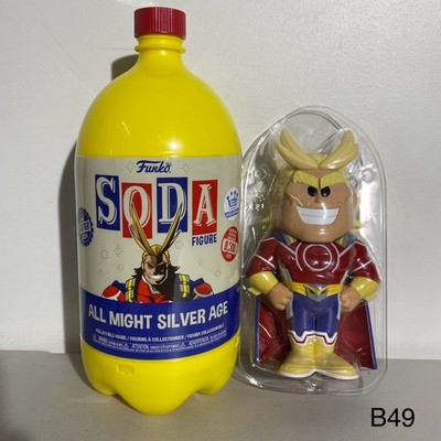 My Hero Academia All Might Silver Age Chase Funko Soda 3 Liter 1 In 1,400 GITD