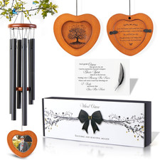 32" Personalized Memorial Wind Chimes - Sympathy Gifts for Loved Ones