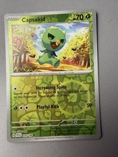 Pokemon TCG * Scarlet & Violet * 28/198 Capsakid REVERSE HOLO Common * FRESH PK