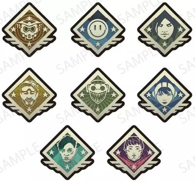 Apex Legends Trading Trophy Metal Badges Vol.3 (Set of 8)
