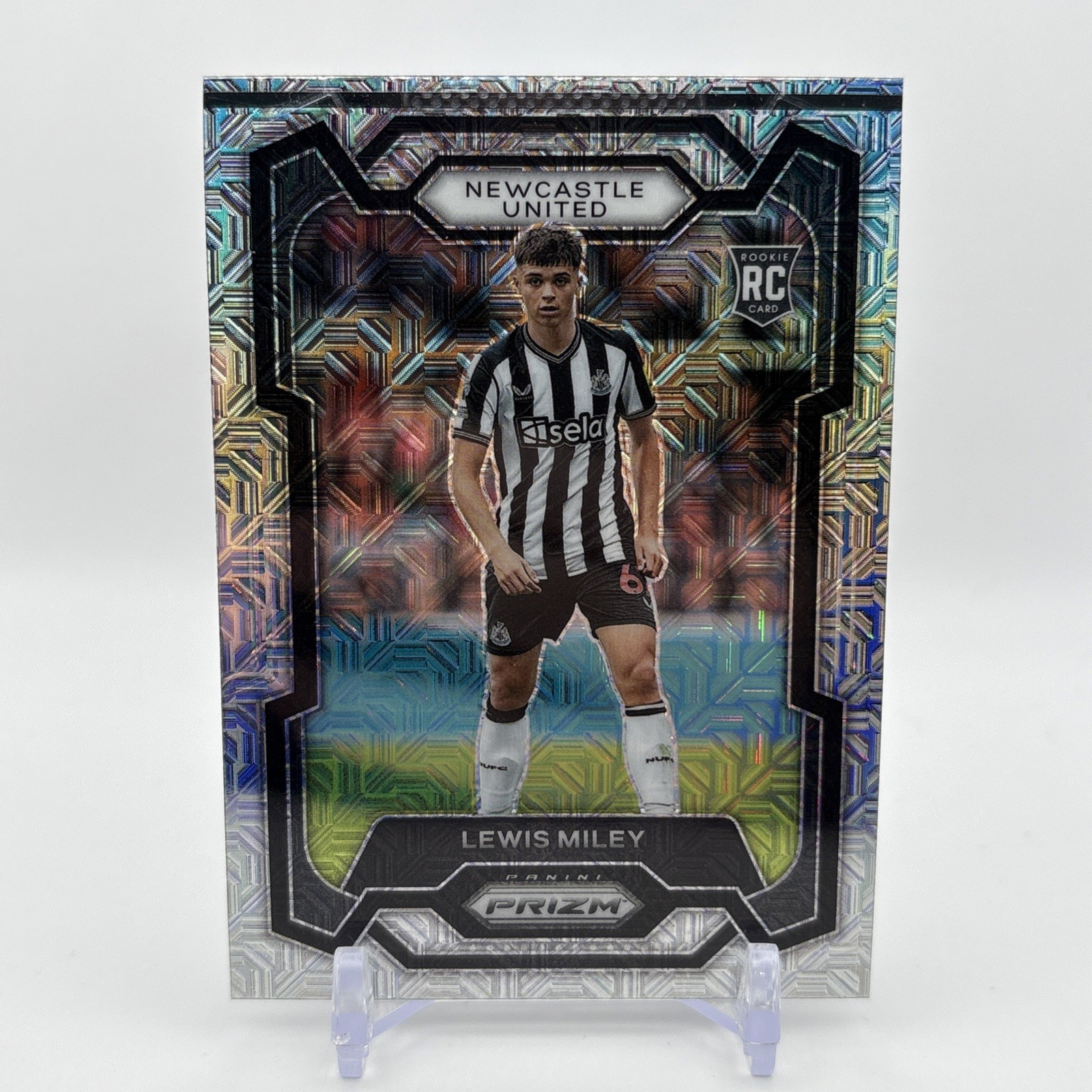 2023-24 Panini Prizm Premier League Lewis Miley Prizms Mojo 72 Newcastle