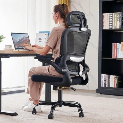 Office Chair Ergonomic Desk Chair, 330 LBS Home Mesh Office Desk TRALT