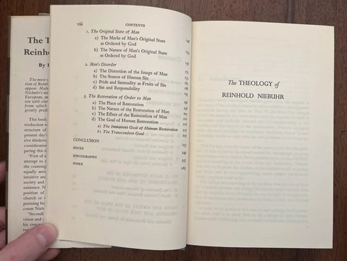 The Theology Of Reinhold Niebuhr by Hans Hofmann 1956 HC & DJ *NICE! *CLEAN TX - Picture 10 of 14