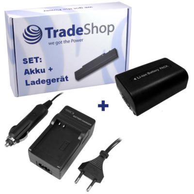 AKKU 950mAh + LADEGERÄT für SONY HDR-SR12 HDR-SR12E HDR-SR-12/E