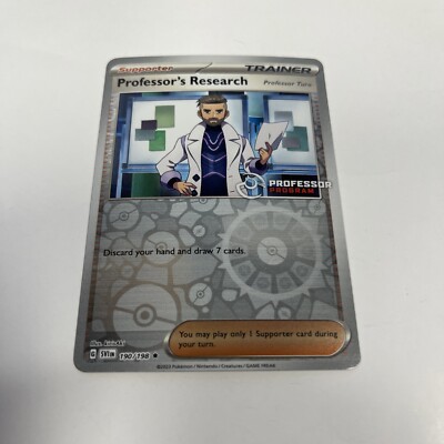 Pokemon TCG:Professor's Research Turo Professor Program Promo Holo  190/198 x1
