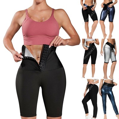 Women Buckle Neoprene Pants Hot Sweat 