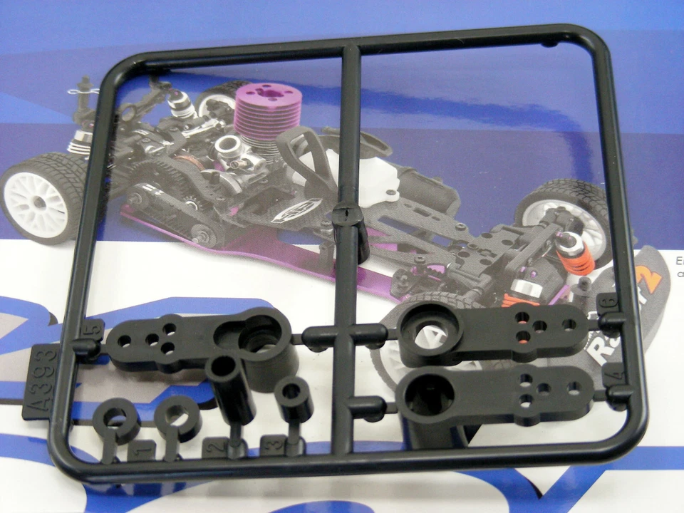 Vintage HPI Nitro RS4 Racer2 PRO2 Steering Arm Set A393 RARE NEW Old Stock NOS ! - Image 2 of 4
