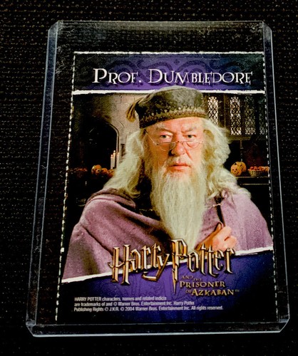 DUMBLEDORE ROOKIE SI FOR KIDS RARE 2004 PROFESSOR HARRY POTTER AZKABAN NM+ - 第 1/2 張圖片
