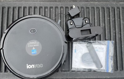 Ionvac UltraClean UV Black LED Sanitizing Robotic Vacuum Cleaner