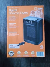 Soleil Digital Ceramic Heater 1500W Space Heater Portable Indoor Electric Heater
