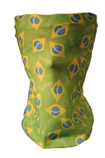 BRASIL Country Flag Multifunctional FACE SCARF BANDANA..New