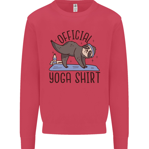 Funny Sloth Yoga Kids Sweatshirt Jumper - Picture 42 of 72