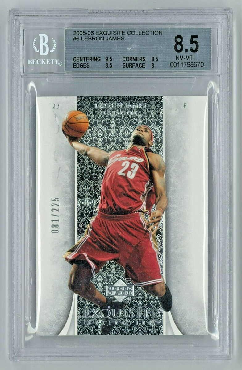 lebron upper deck exquisite