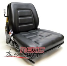 New Vinyl Forklift Suspension Seat - Seat Belt - Seat Switch Universal Fitment