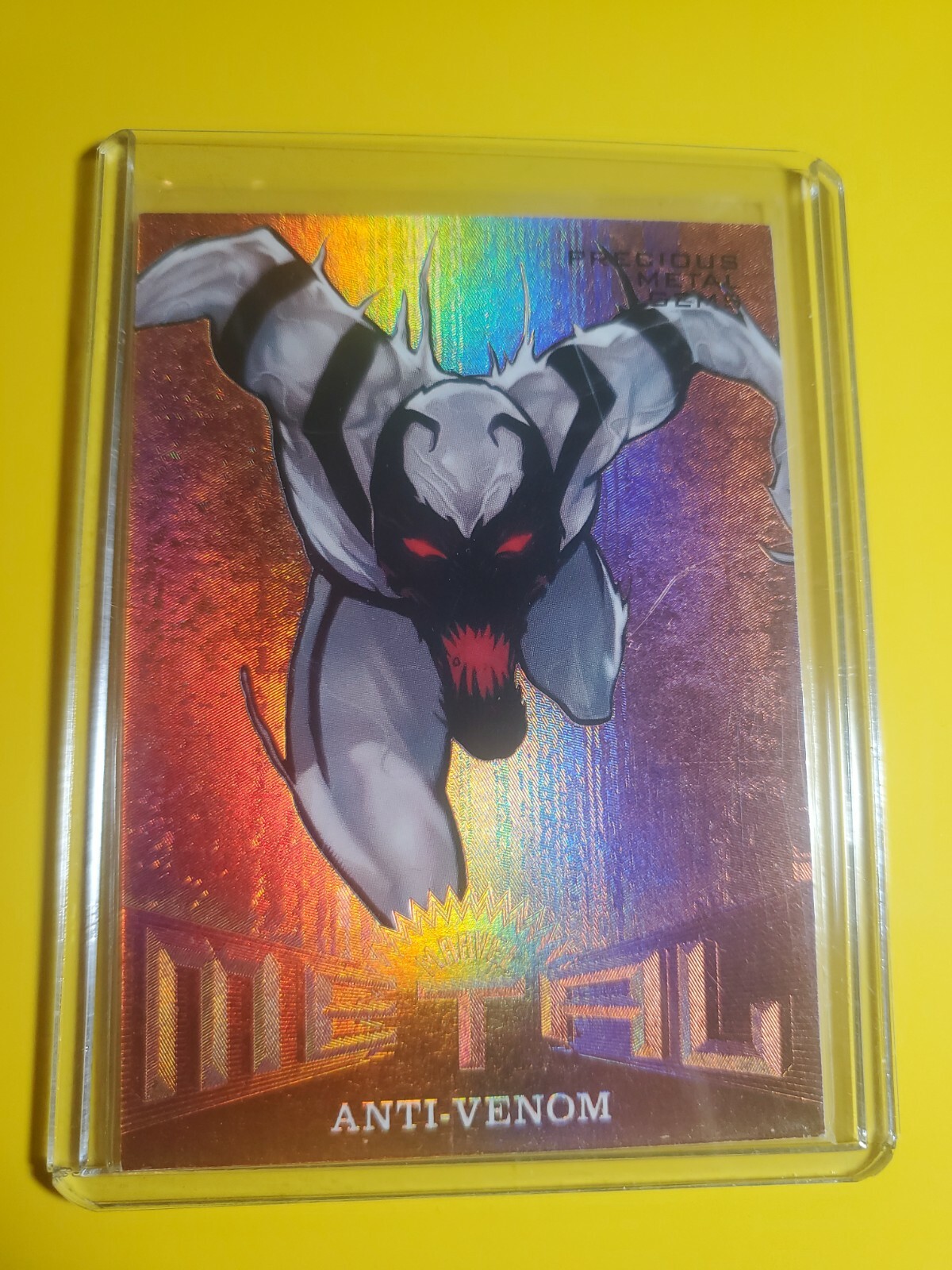 2017 Fleer Ultra Spider-Man Metal BRONZE PMG MM30 Anti-Venom #9/199
