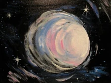 DEEP SPACE WORMHOLE 11x14 by BOBBY EDMON