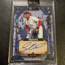 2/2 Jhailyn Ortiz 2023 Wild Card 5 Card Draw Auto Signature Phillies Purple SSP