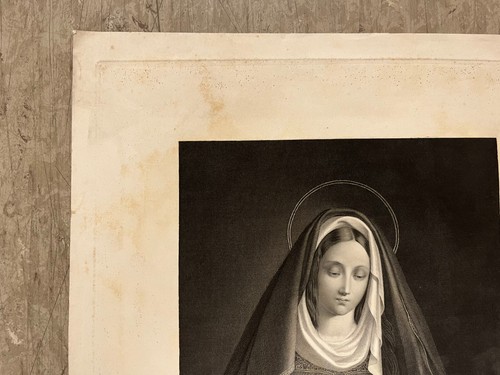 Graphik "Mutter Maria" - MÄNGEL - 55x44cm - Bild 8 von 15