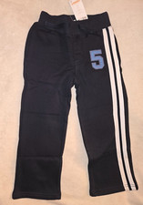 Gymboree Boys Prepped For School Number 5 Sweat Pants Size 4 NWT
