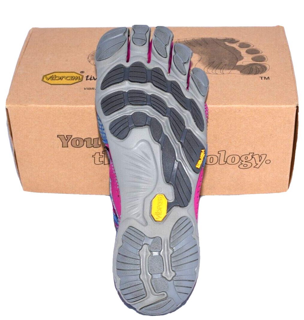 Vibram Five Fingers V-Run Ladies Fuchsia/Blue Barefoot Running