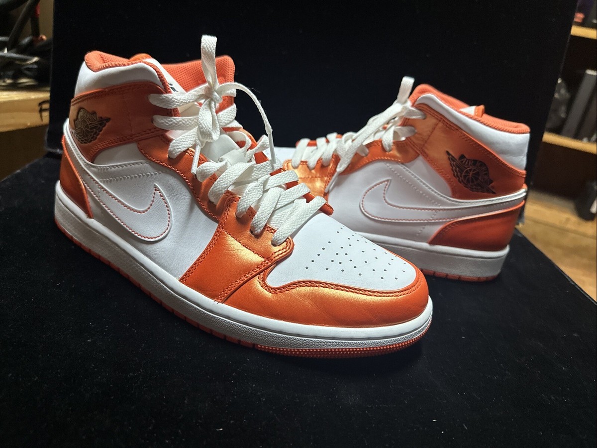 Size 10 Air Jordan SE Mid Electro Orange 195238794743|