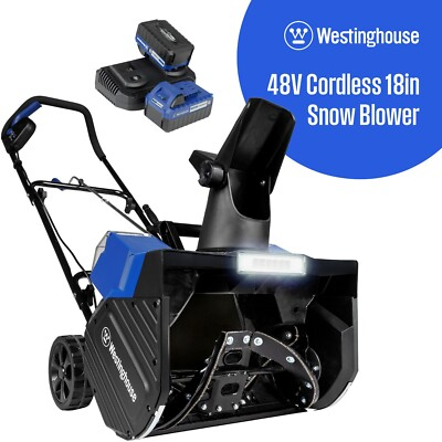 #ad Westinghouse Open Box 48V 18quot; Cordless Snow Blower $269.00