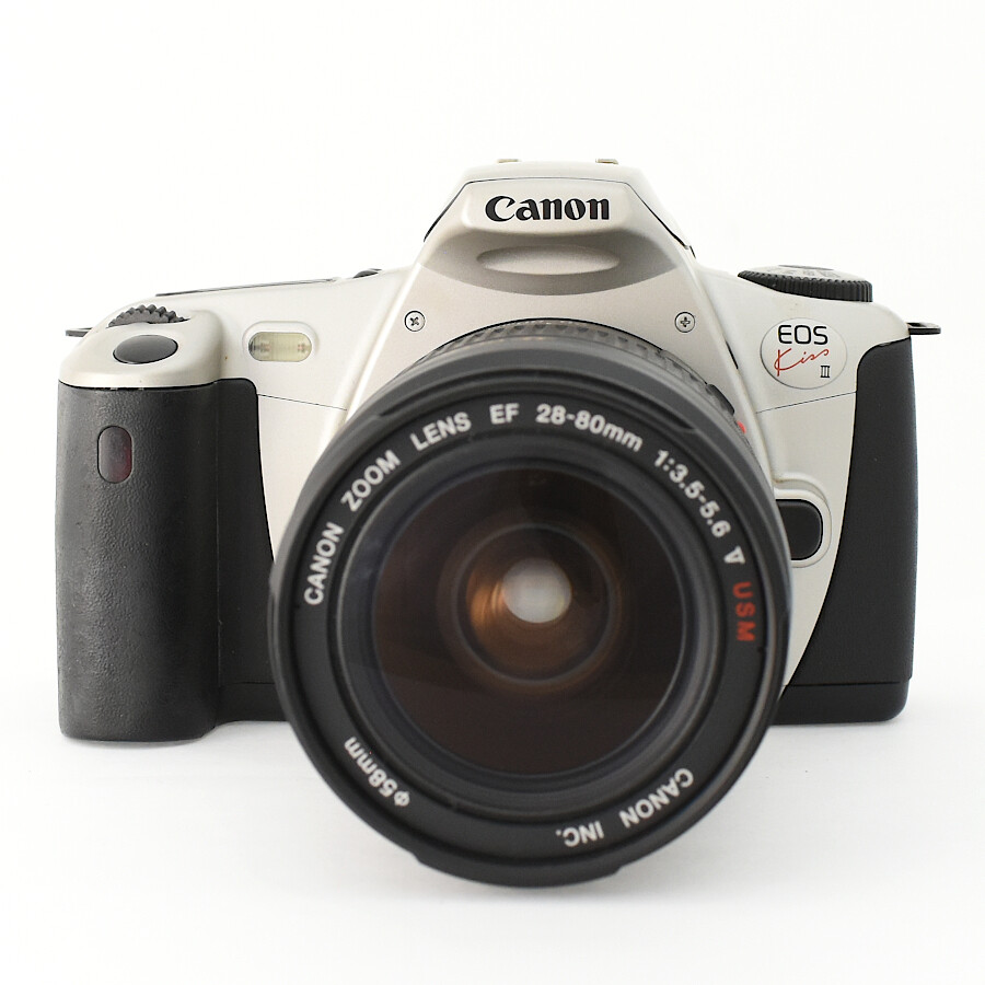 CANON EOS KISS III  28-80 
と望遠レンズ付き Amazon.com : Canon EOS Kiss III (AKA EOS Rebel 2000 in USA