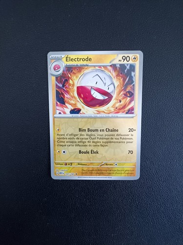 CARTE POKÉMON ELECTRODE Reverse 101/165 Rare EV3.5 Pokémon 151 Neuve Fr