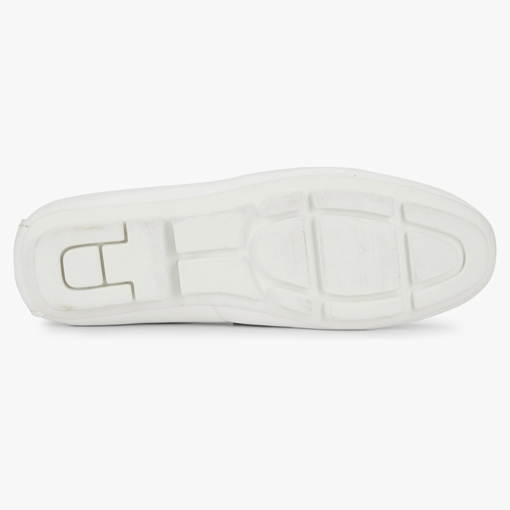NWT Van Heusen Flex Rufus 12 Men White Leather Memory Foam Dress Loafers Shoes NWT Van Heusen Flex Rufus 12 Men White Leather Memory Foam  main image 3