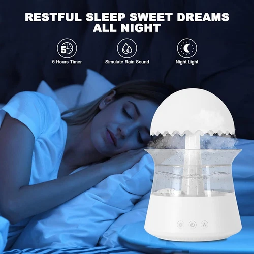 Rain Cloud Humidifier Water Drip Diffuser Aromatherapy Humidifier w/ 7 Colors US - Bild 23 von 44