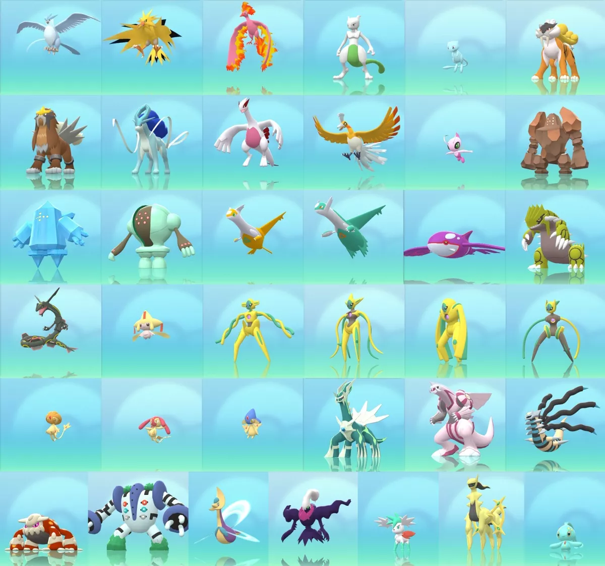 Pokemon Brilliant Diamond & Shining Pearl / Shiny Legendary 