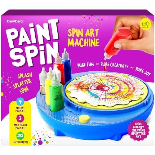 Paint Spin Art Machine Kit for Kids Art Craft Set Gifts Cool Painting  Spinner