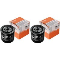 2X Mahle / Knecht ÖLfilter OC 23 Oil Filter