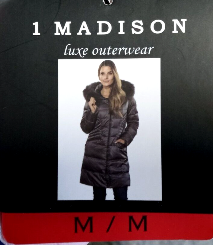 1 Madison Luxe Outerwear Detachable Hood Black Quilted Coat 1 Madison Luxe Outerwear Detachable Hood Black Quilted Coat
