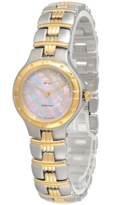 CITIZEN MOP Dial Two-tone SS Women's  Watch EP7044-57D -Store Display