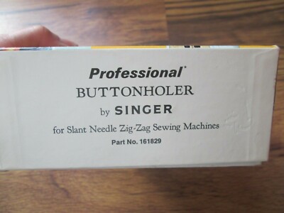 Vintage Singer Professional Buttonholer for Slant Needle Zig Zag