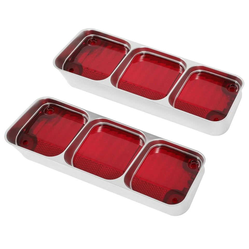 Для Oldsmobile Cutlass 442 Supreme 1972 задний фонарь объектив верхний L + R без ламп - Изображение 3 из 4