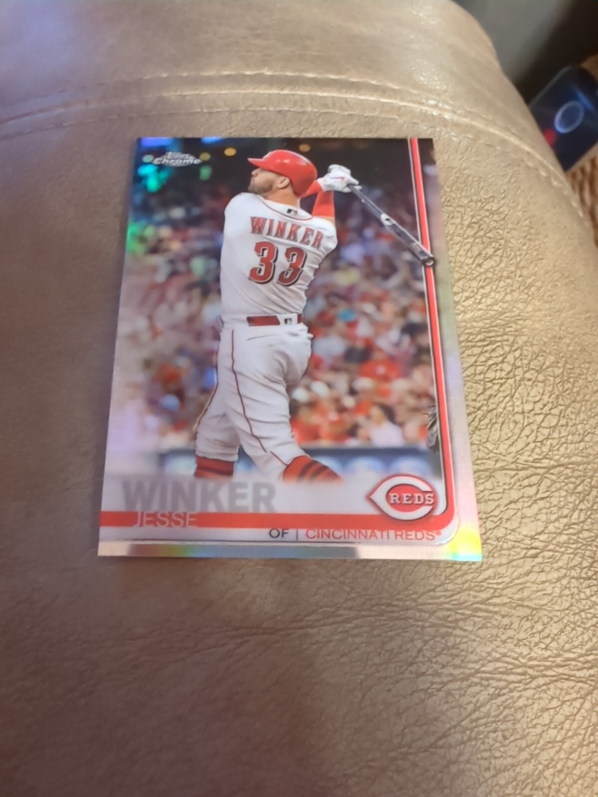 2019 Topps Chrome Refractor #61 Jesse Winker REDS