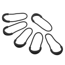 Zipper Pulls Replacement 15pcs Extension Cord Handle Tag Extender U Shape Black