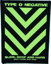 TYPE O NEGATIVE Slow, Deep And Hard 2022 Woven Sew-On Patch NEW