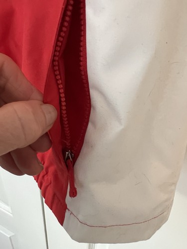 Nuevo chaleco de golf Burberry con cremallera completa a cuadros Nova rojo blanco mediano $299 para mujer O1 - Imagen 8 de 12