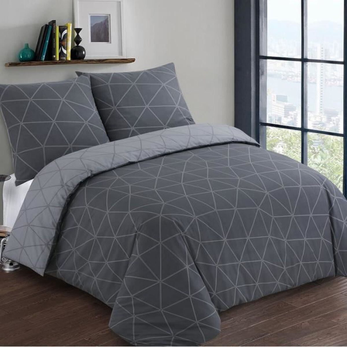 Parure de couette en coton 140x200 cm pour une chambre cosy et moderne