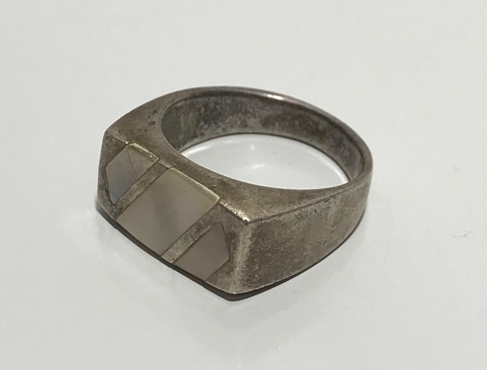 Designer 925 Sterling Silver Rectangular Inlaid M… - image 8