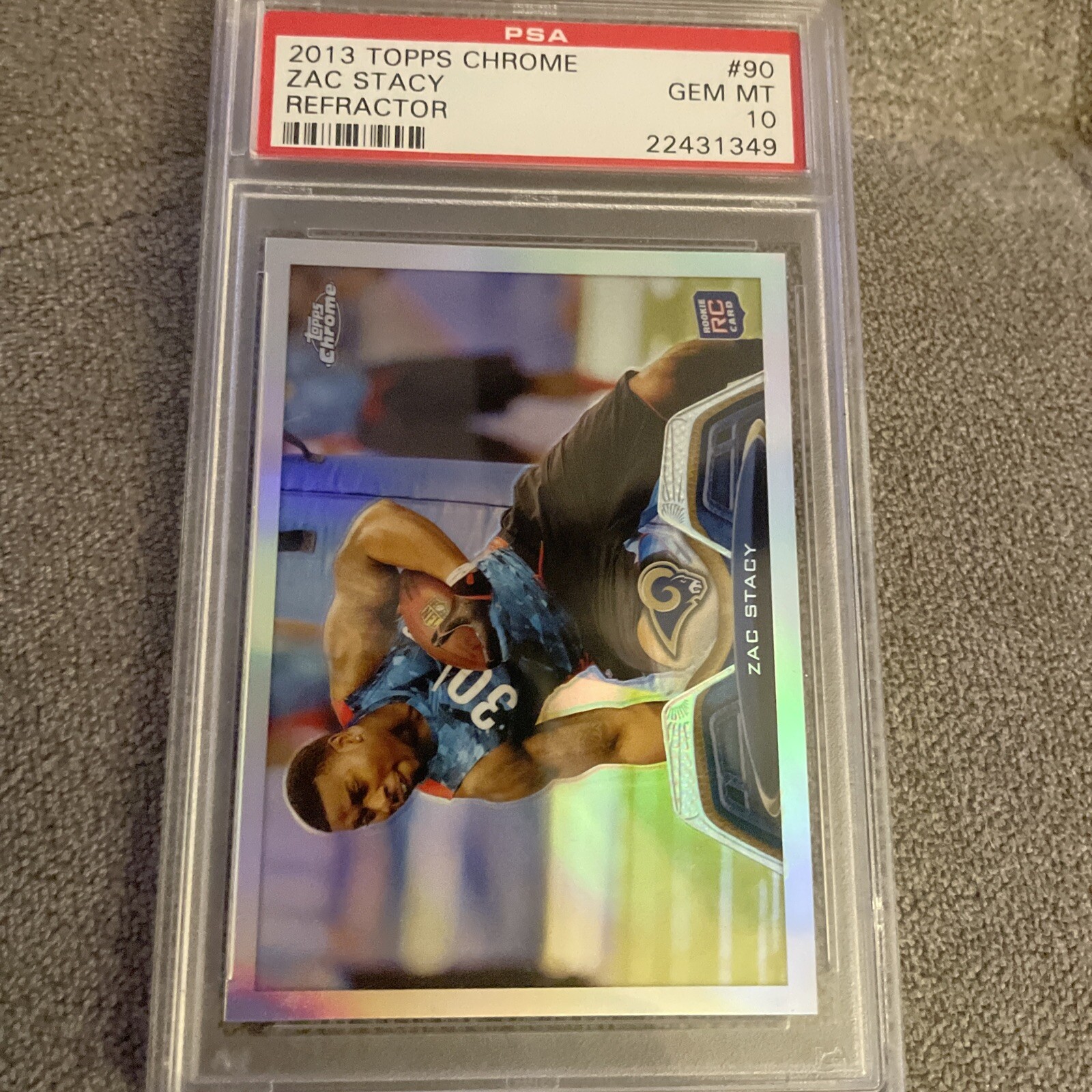 Zac Stacy Topps Chrome #90 Refractor