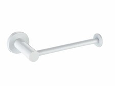 White toilet paper holder brushed Gunmetal matte black burnished gold round new