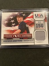 2014 Panini Elite Extra Edition Game Used Baseball Card - Kristofer Armstrong!!